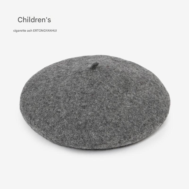 Kids wool beret hat image 8