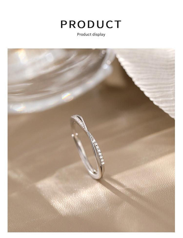 Close-up of stylish women's ring design