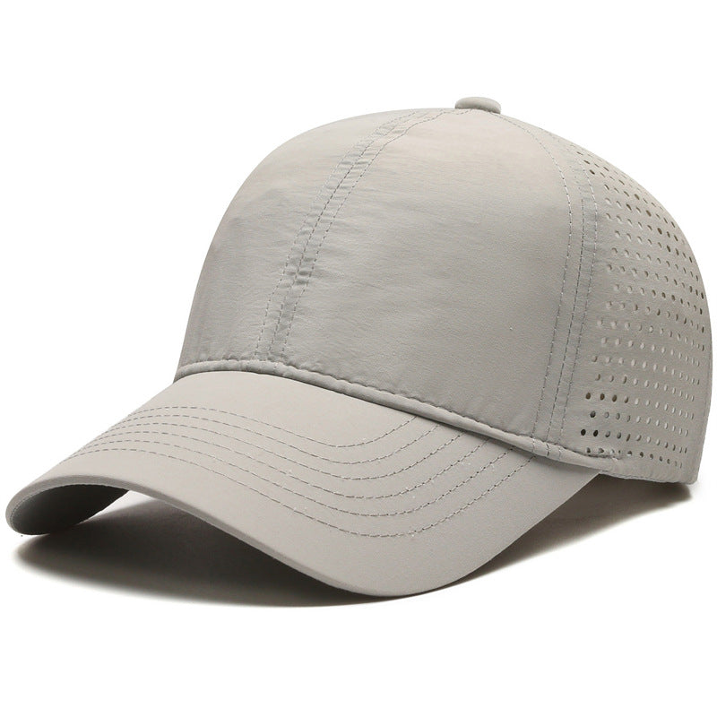 Dark grey summer cap for casual wear