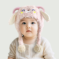 Funny plush beanie for toddlers