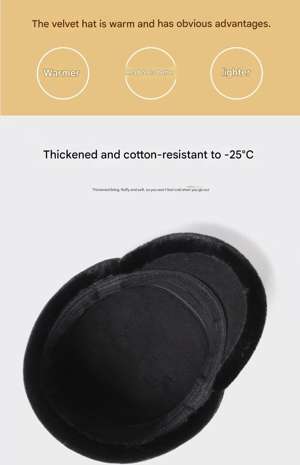 Comfort fit cap ideal for winter outings