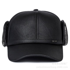 Men's baseball cap with ear protection