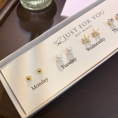 Elegant Zirconia S925 Silver Earring Set Image 3