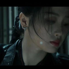 Elegant Flying Crane Alloy Drop Earrings image 2