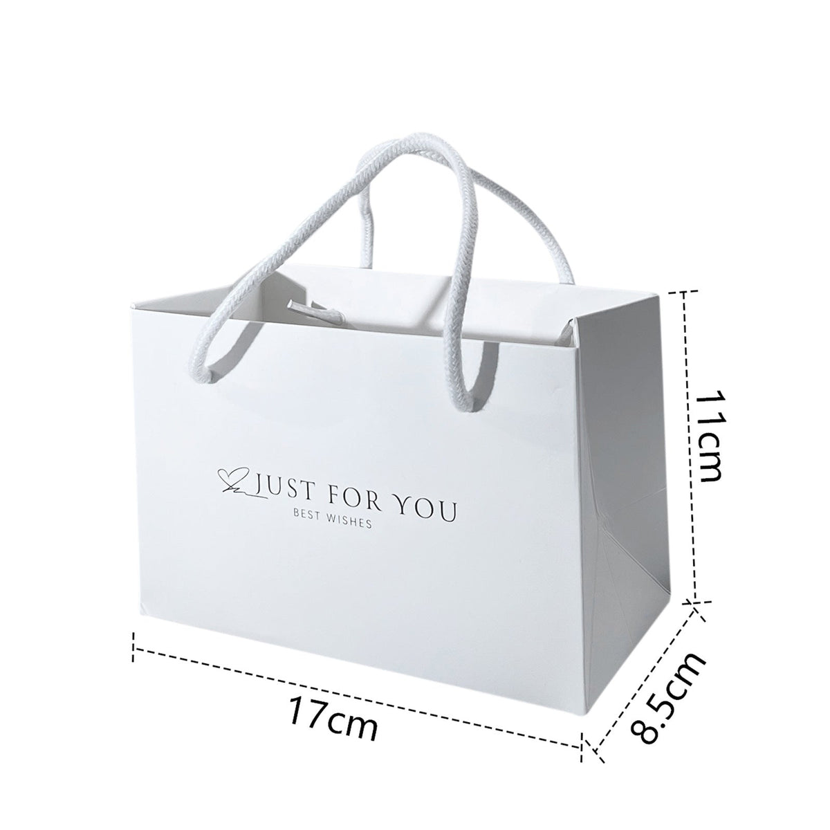 Elegant gift presentation with ribbons and tags