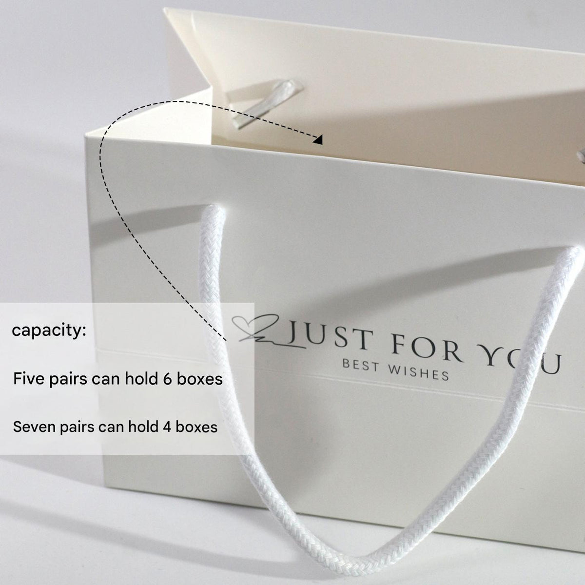 Multicoloured elegant gift bags displayed