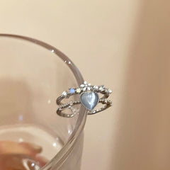 Stylish image of the heart-shaped ring for gifts image 6