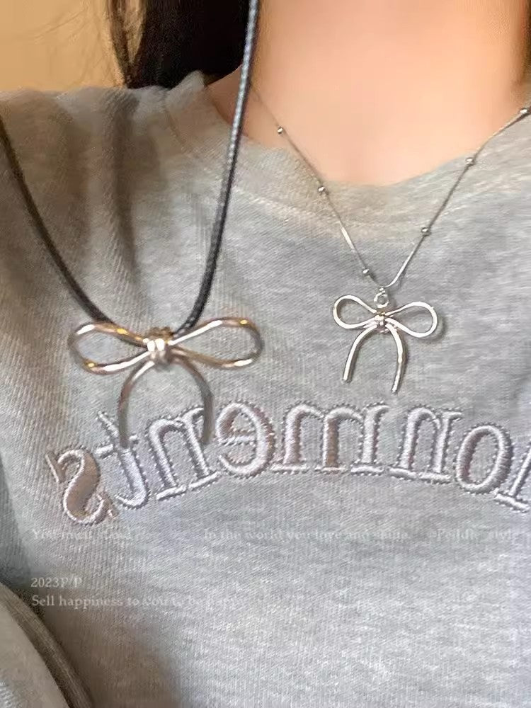 Lifestyle shot of necklace in use