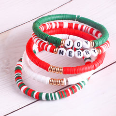 Elegant Handmade Soft Clay Beaded Bracelet Image 3