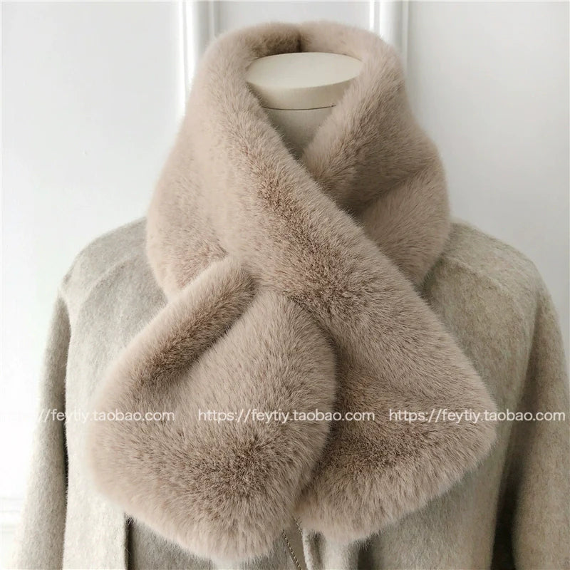 multicoloured options of winter neck warmers