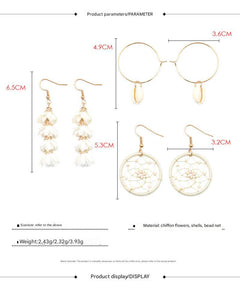 Trendy evening wear earrings