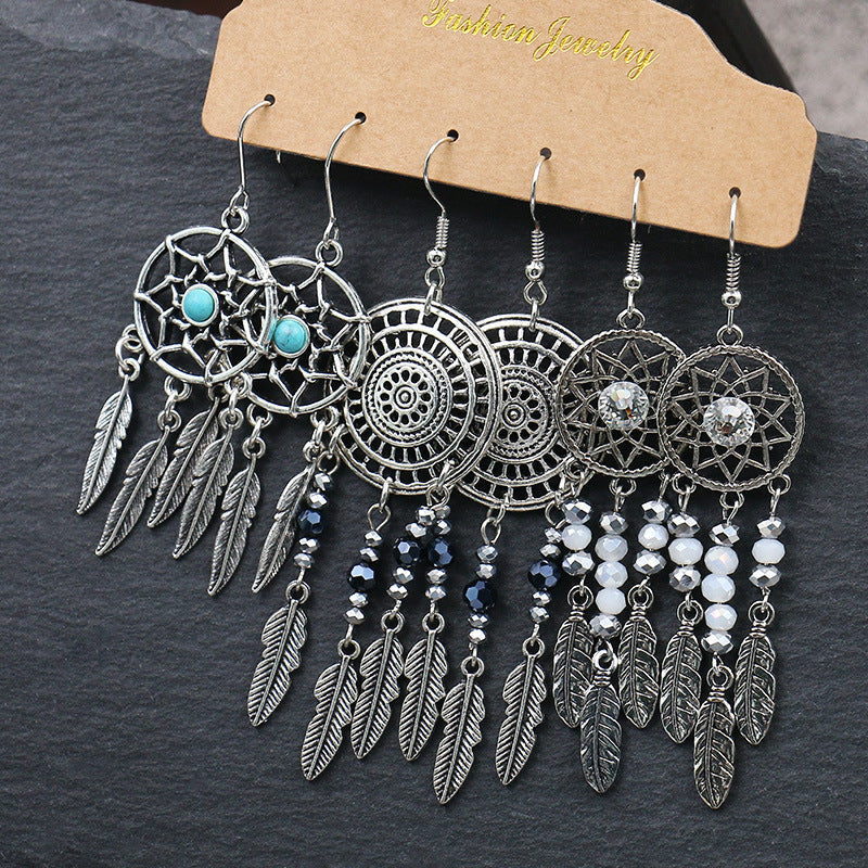Fashionable alloy earrings for women image 4
