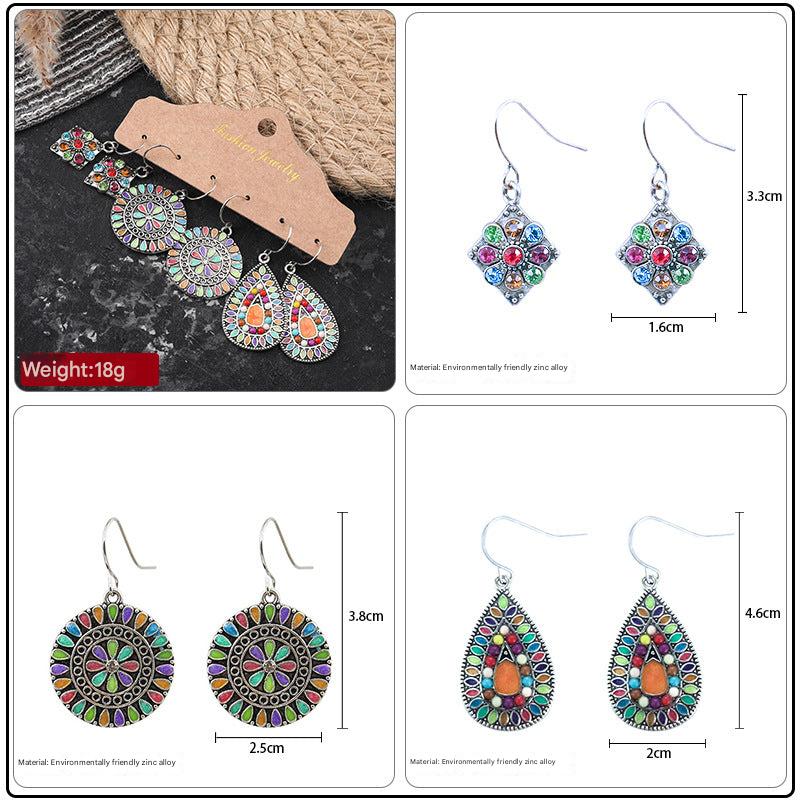 Lightweight alloy earrings for everyday use