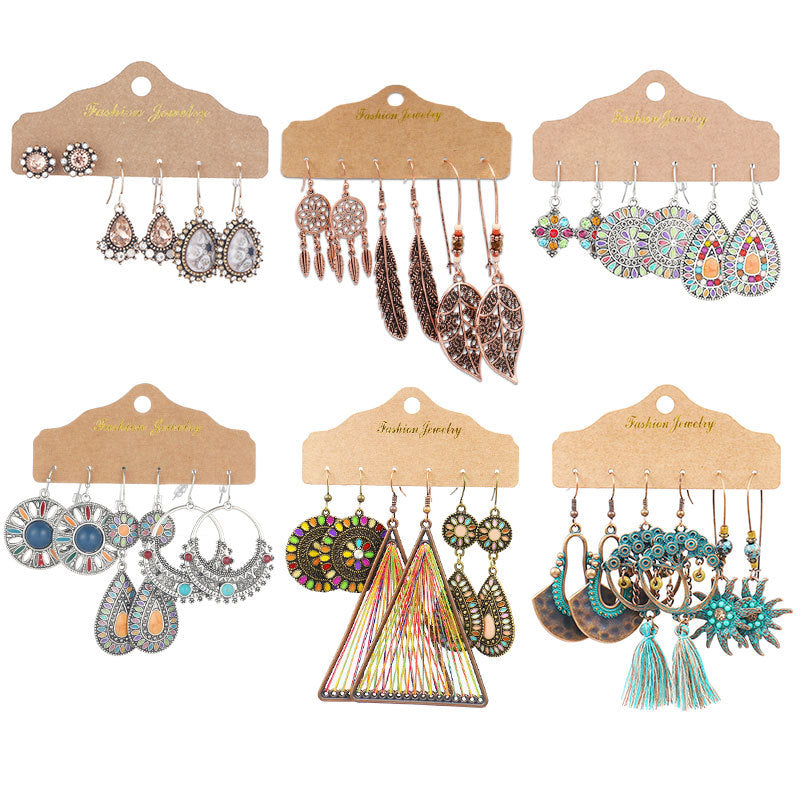 Tassel earrings available in multiple colours