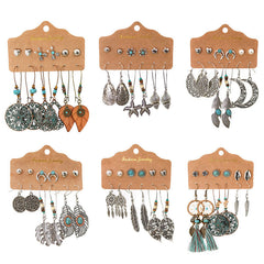 Lightweight Alloy Earrings Set for all-day wear