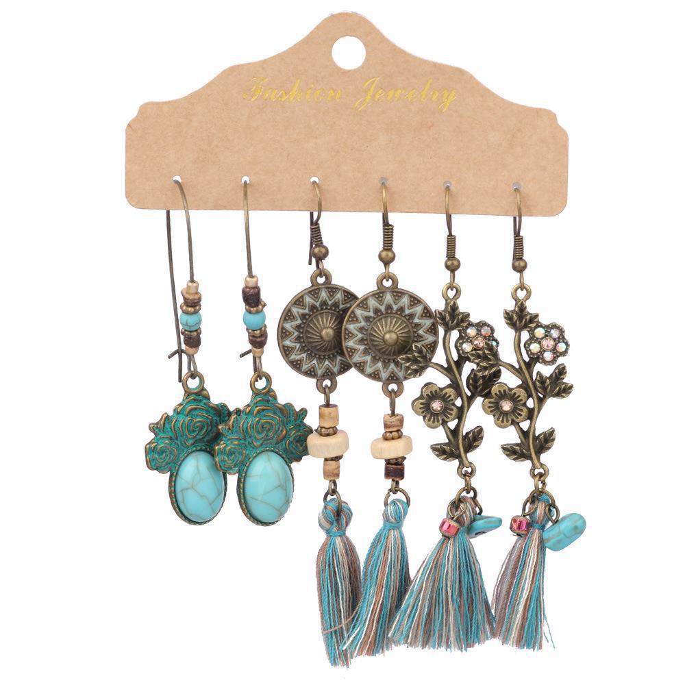 image of stylish alloy earrings