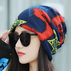 Stylish floral patterns on neck gaiter