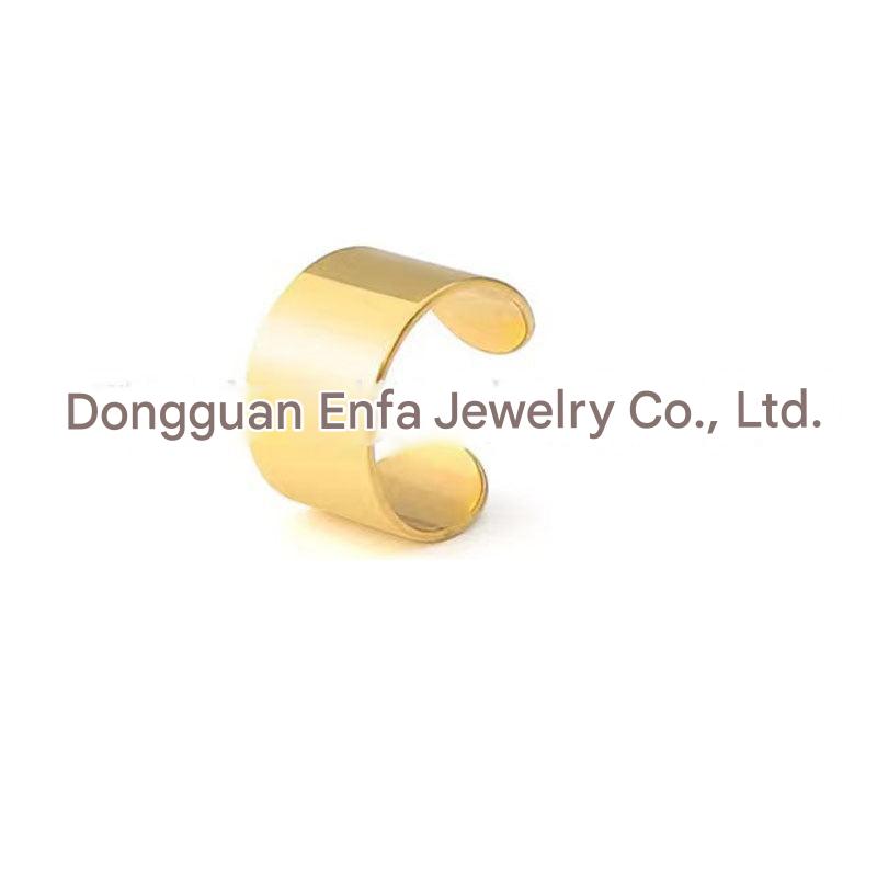 Non-pierced ear clips in black colour