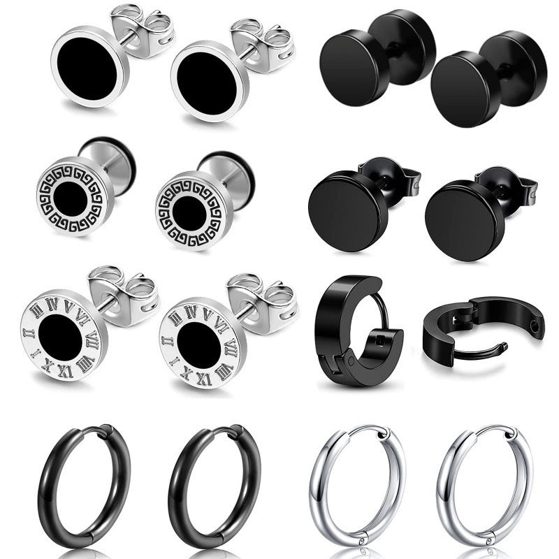 Elegant hoop earrings modelled to show versatility