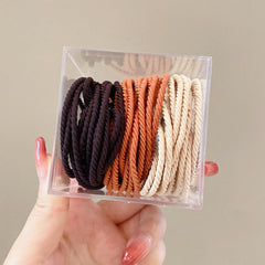 Durable towel hair ties for secure hold