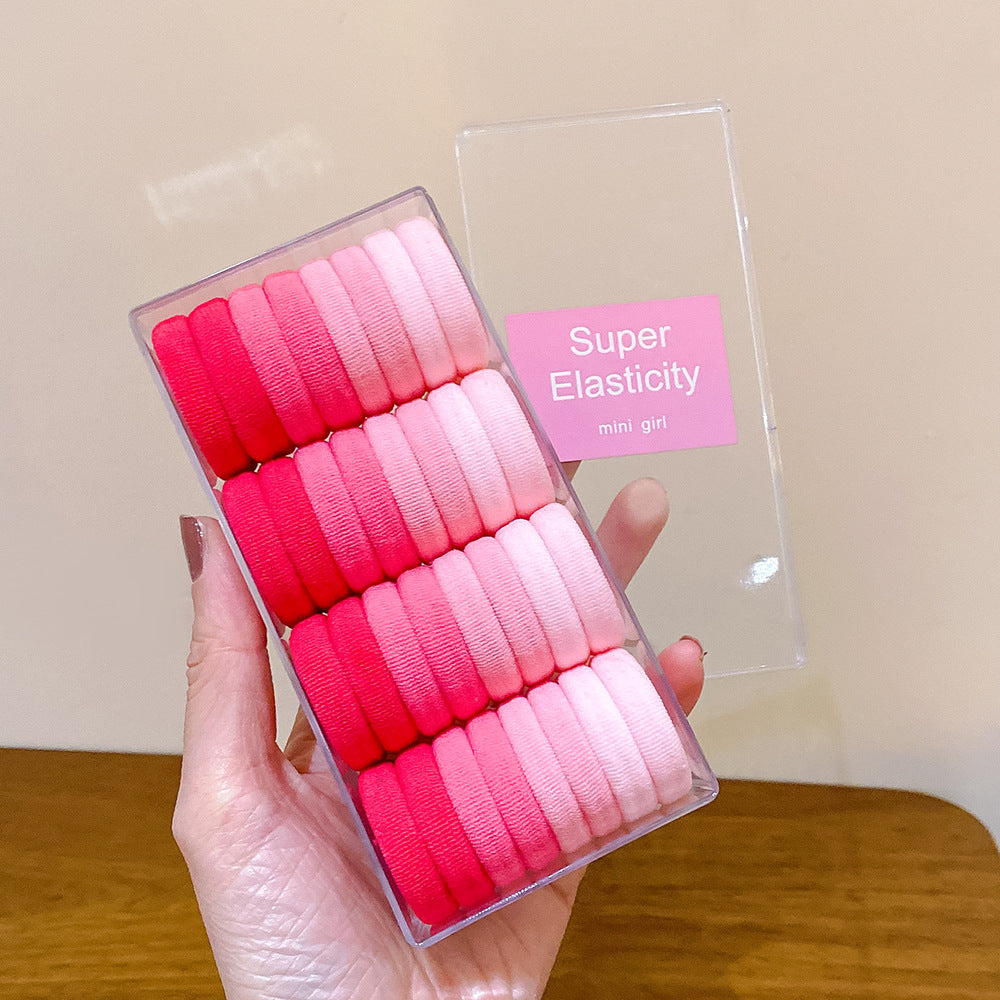 Trendy hair ties in multiple colours