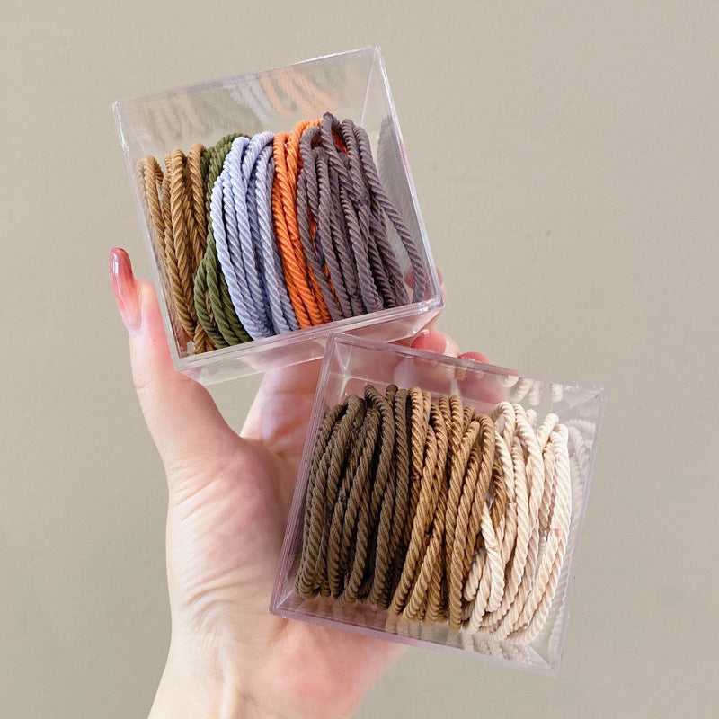 Durable towel hair ties for secure hold