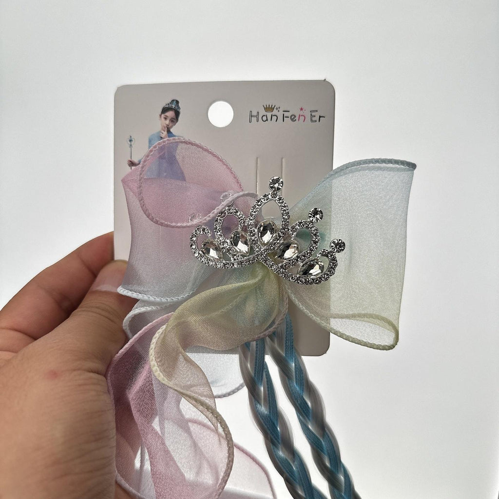 Dainty ribbon hair clip for everyday wear