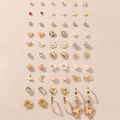 Elegant pearl earring design close-up