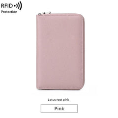 Premium RFID Leather Passport Holder Image 2