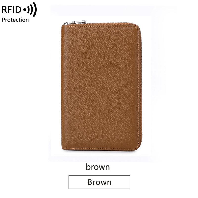 Premium RFID Leather Passport Holder Image 8
