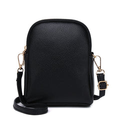 Chic Color-Block Mini Round Bag lifestyle image