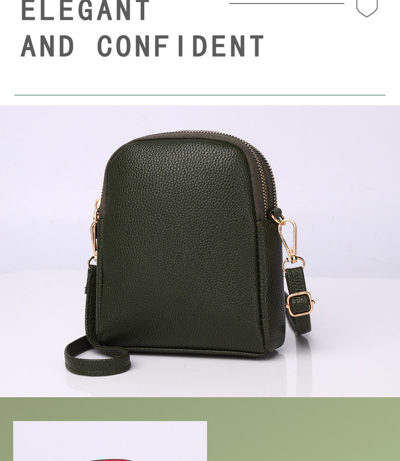 Chic Color-Block Mini Round Bag side view