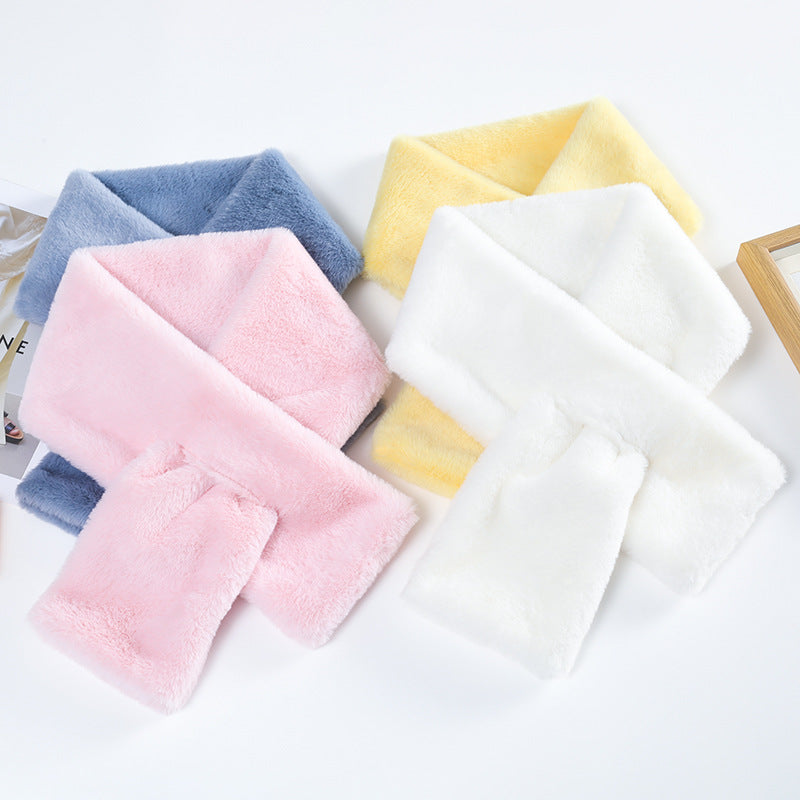 Cozy Multi-Color Faux Fur Scarf Image 3