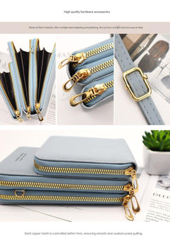 Deep blue stylish handbag