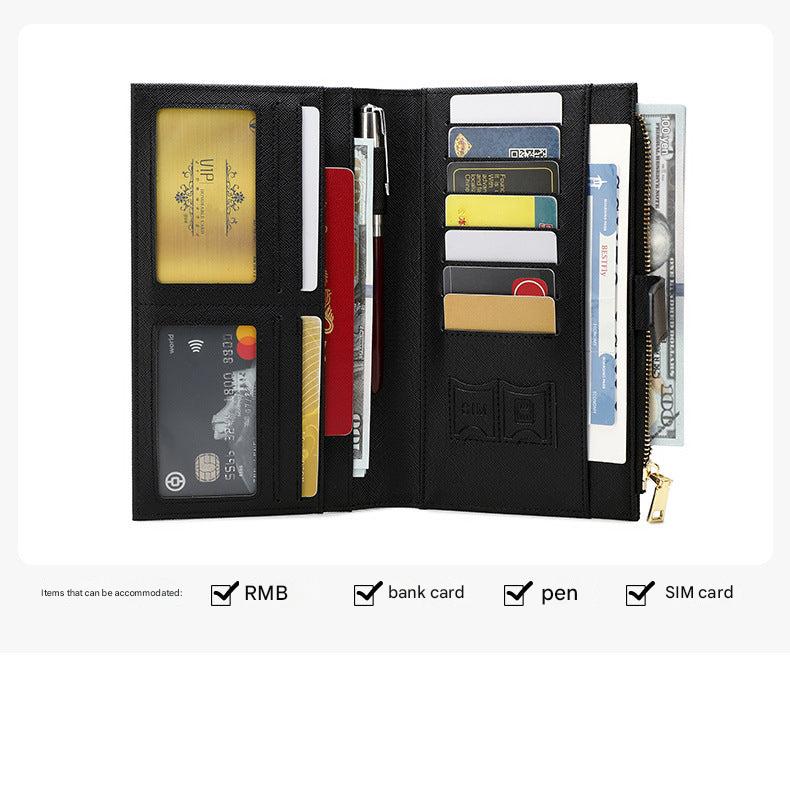 stylish passport holder with cards