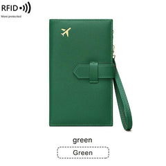 stylish passport holder with cards