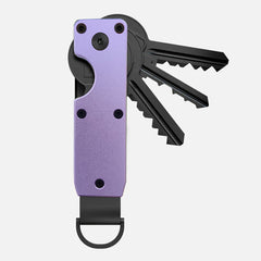 Durable aluminium key holder displayed with logo