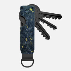 Compact aluminium key holder with keys
