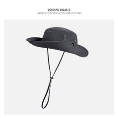gray summer hat for hiking