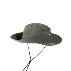 green outdoor hat for camping