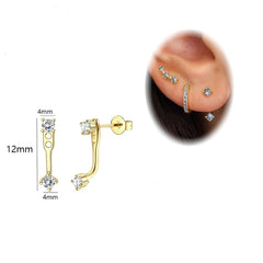 variety of earrings displayed together