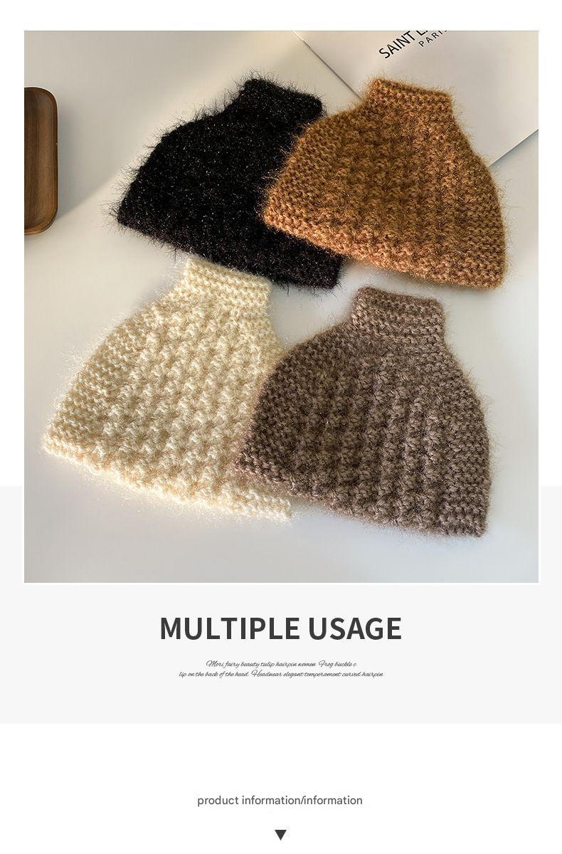 Fashionable khaki ear warmer headband