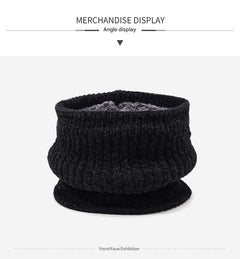 Fleece lined neck warmer for winter use