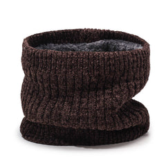 Warm fleece neck scarf for unisex wear