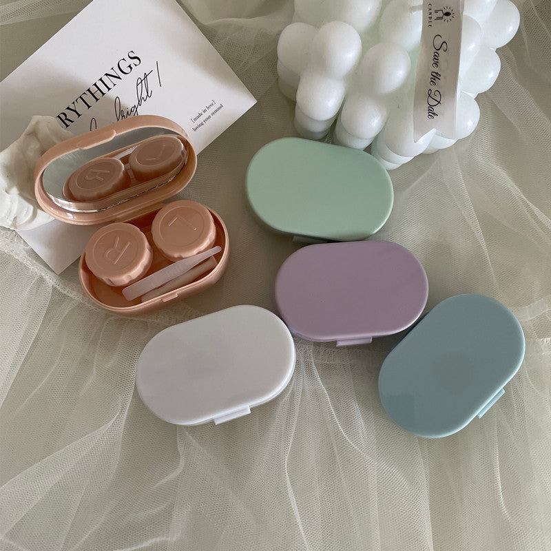 Range of colours in stylish lens case