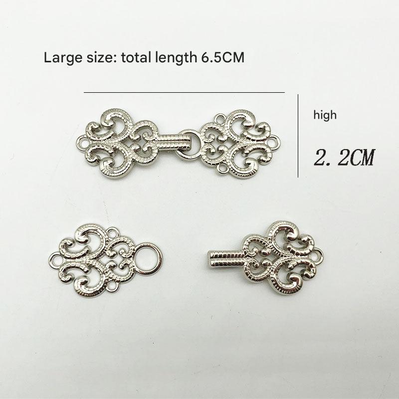 Antique bronze clasp detail