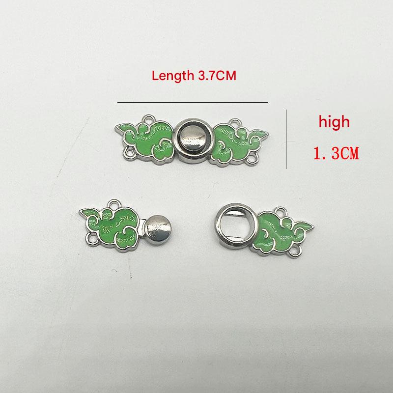 Metal clasp installation on clothing