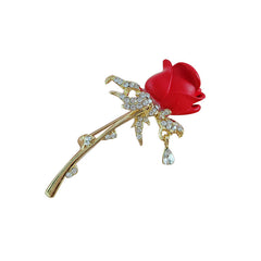 Elegant floral brooch for formal dress