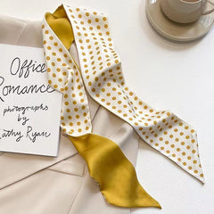 detailed view of floral scarf design