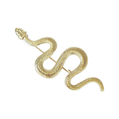 Different angle of stylish snake brooch